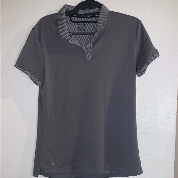 Nike Tops - Nike Gray Polo Shirt